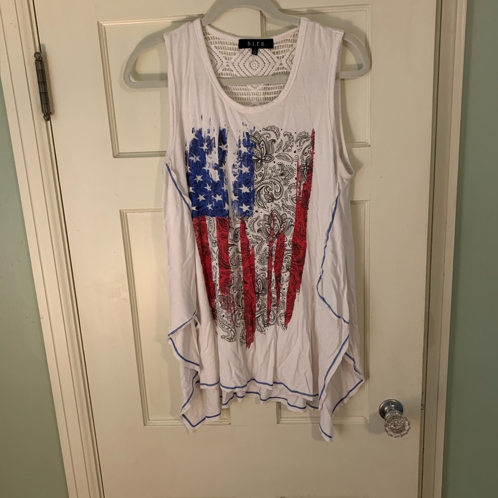 American Flag Tank Top